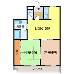 ドムール祐村の物件間取画像